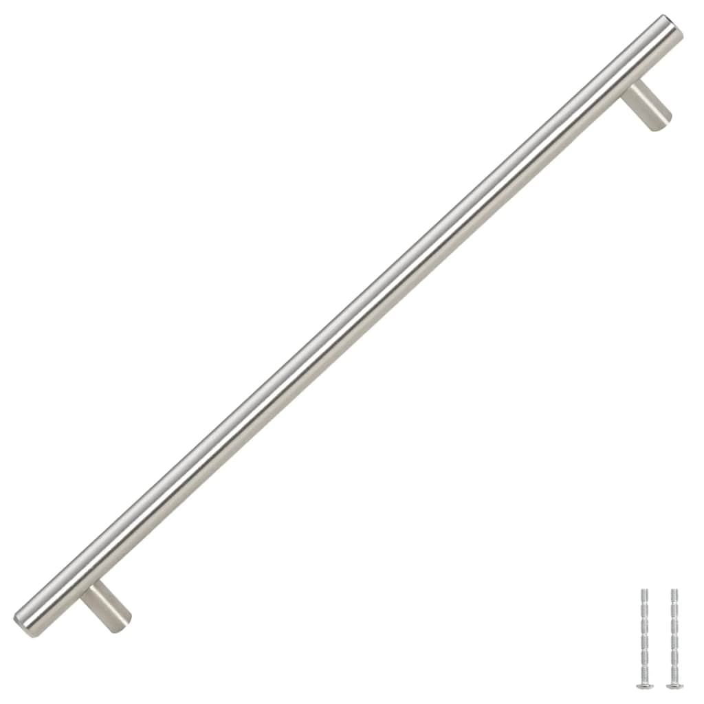 VidaXL poignées 5 pcs 320 mm acier inoxydable couleur argent