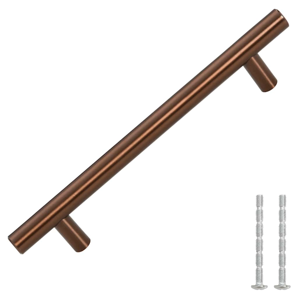 VidaXL poignées 10 pcs 128 mm acier inoxydable couleur bronze