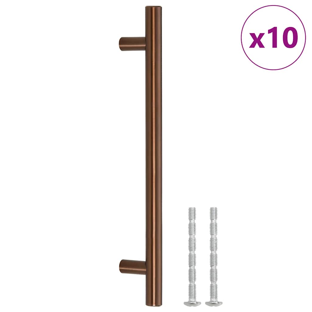 Vidaxx poignées 10 pcs 160 mm acier inoxydable couleur bronze