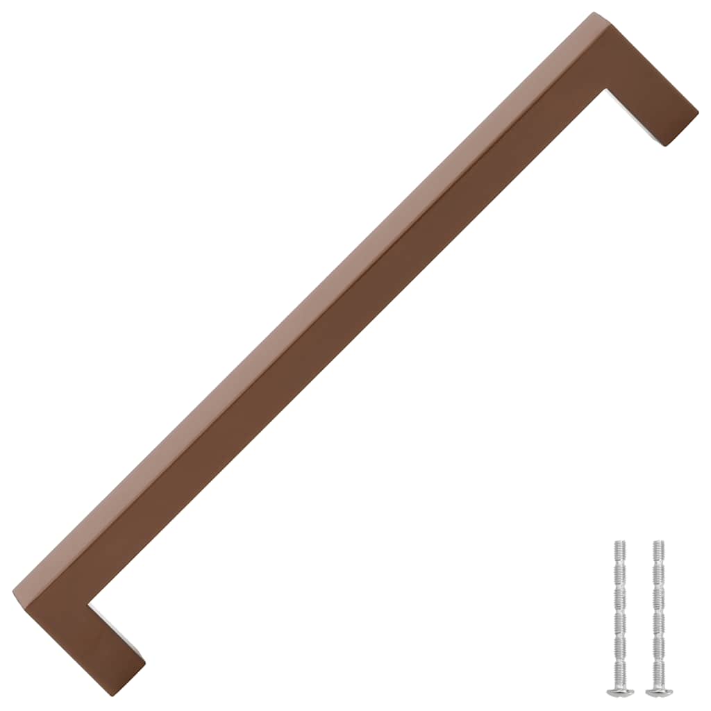 VidaXL poignées 5 pcs 224 mm acier inoxydable couleur bronze