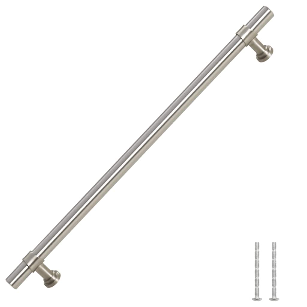VidaXL poignées 5 pcs 224 mm acier inoxydable couleur argent