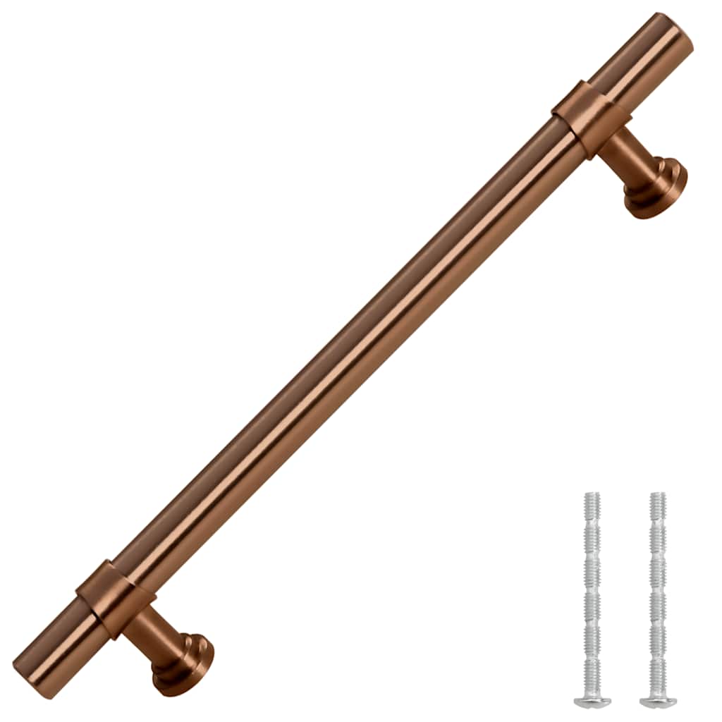 VidaXL poignées 10 pcs 128 mm acier inoxydable couleur bronze