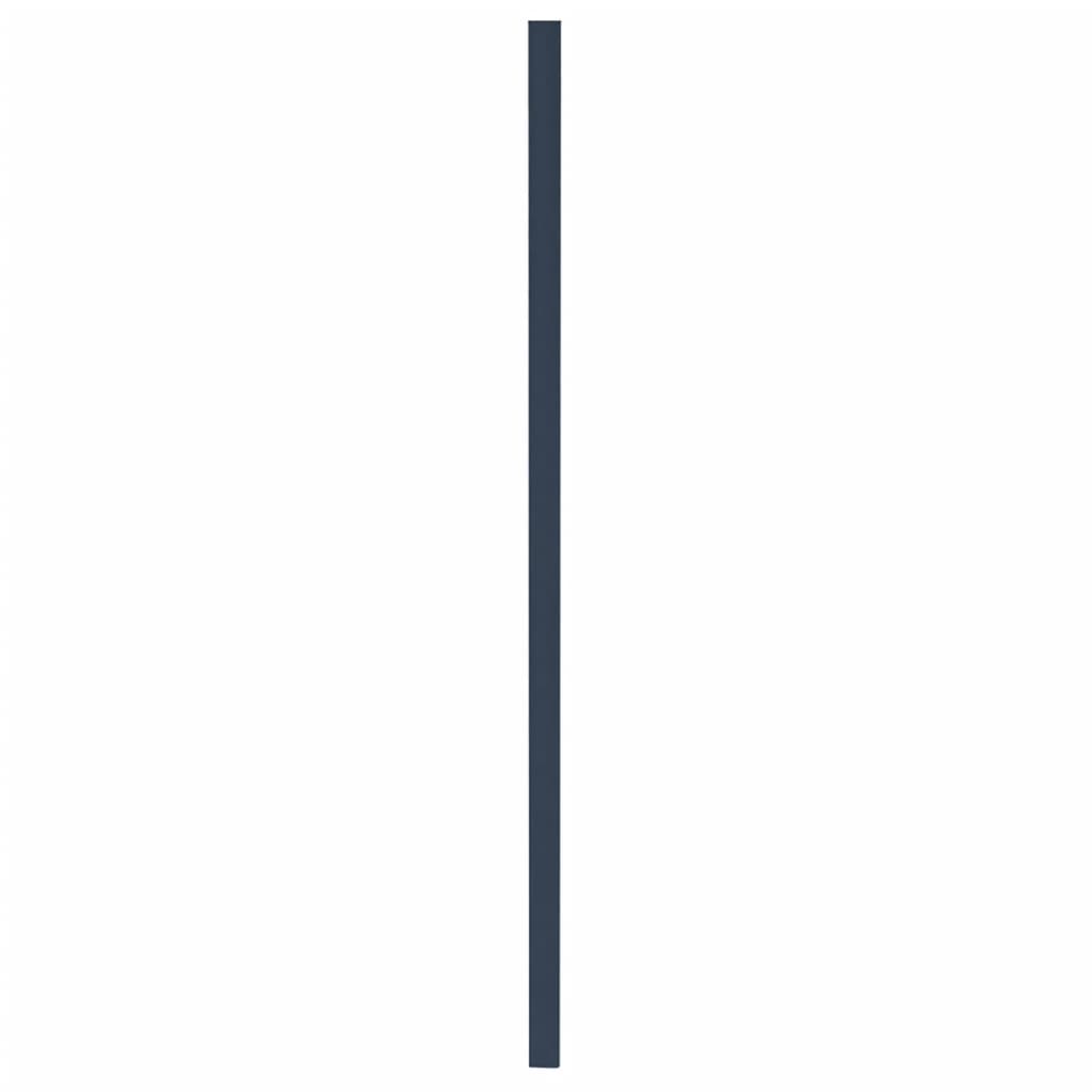 VidaXL Poteaux de clôture 10 pcs 150 cm acier galvanisé gris