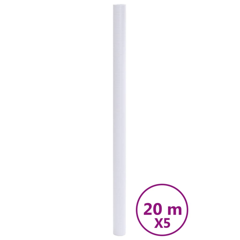 VidaXL Films pour fenêtres PVC mat transparent gris