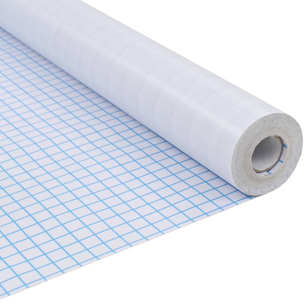 VidaXL Films pour fenêtres motif à rayures PVC mat