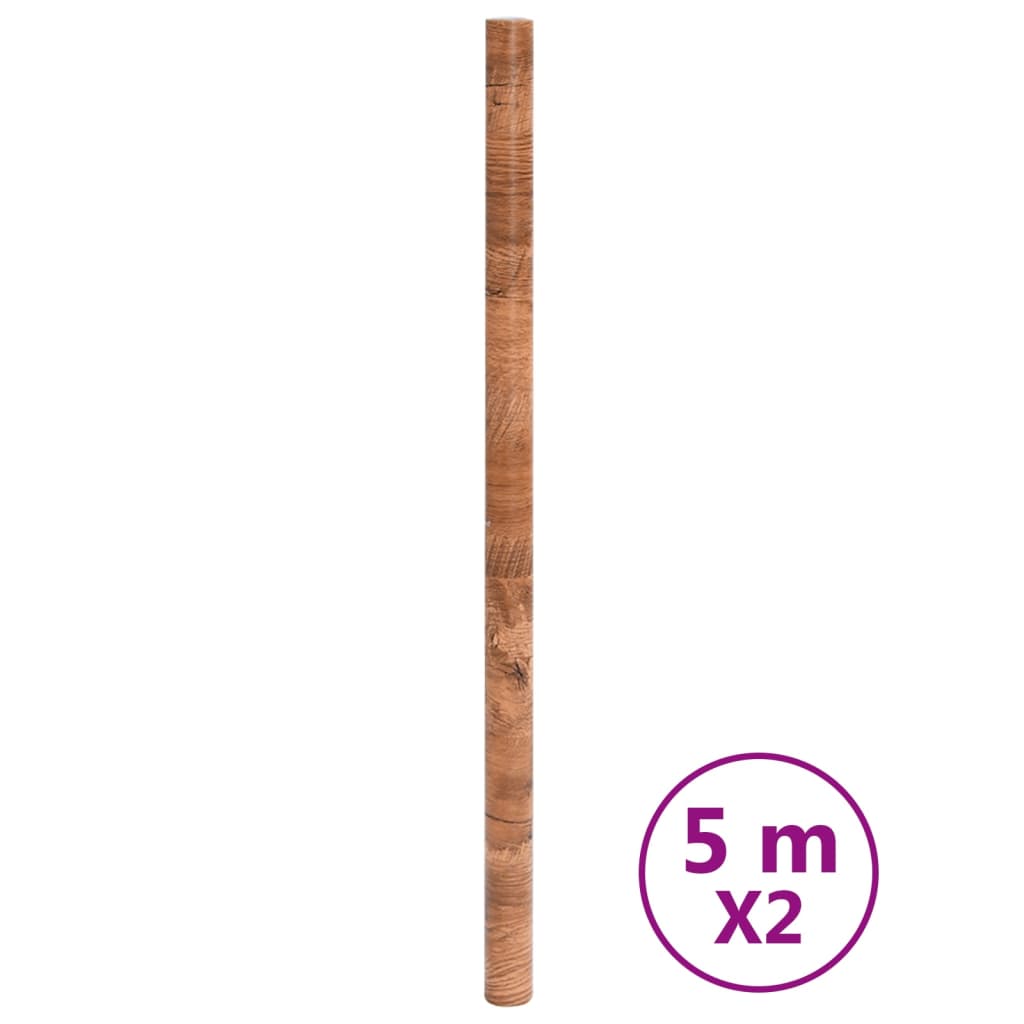 VidaXL Film pour meubles autocollant aspect bois 90x500 cm PVC