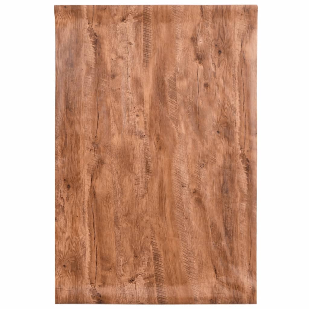 VidaXL Film pour meubles autocollant aspect bois 90x500 cm PVC