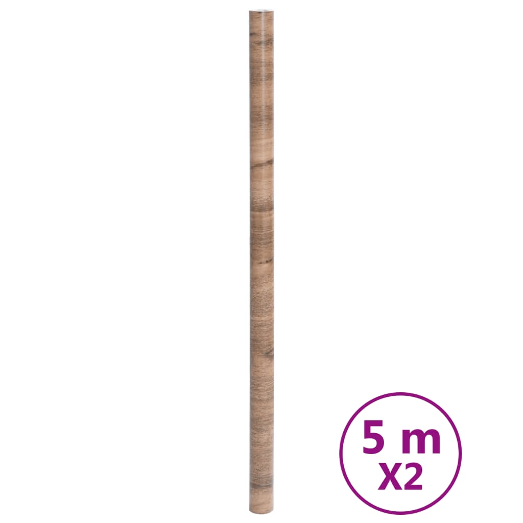 VidaXL Film pour meubles autocollant aspect bois 90x500 cm PVC