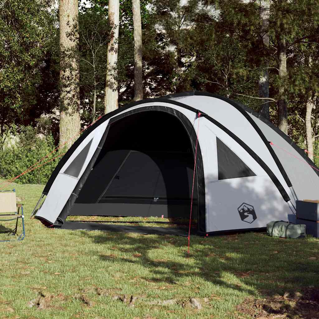 Tente dôme Vidaxl 4 personnes tissu occultant imperméable blanc