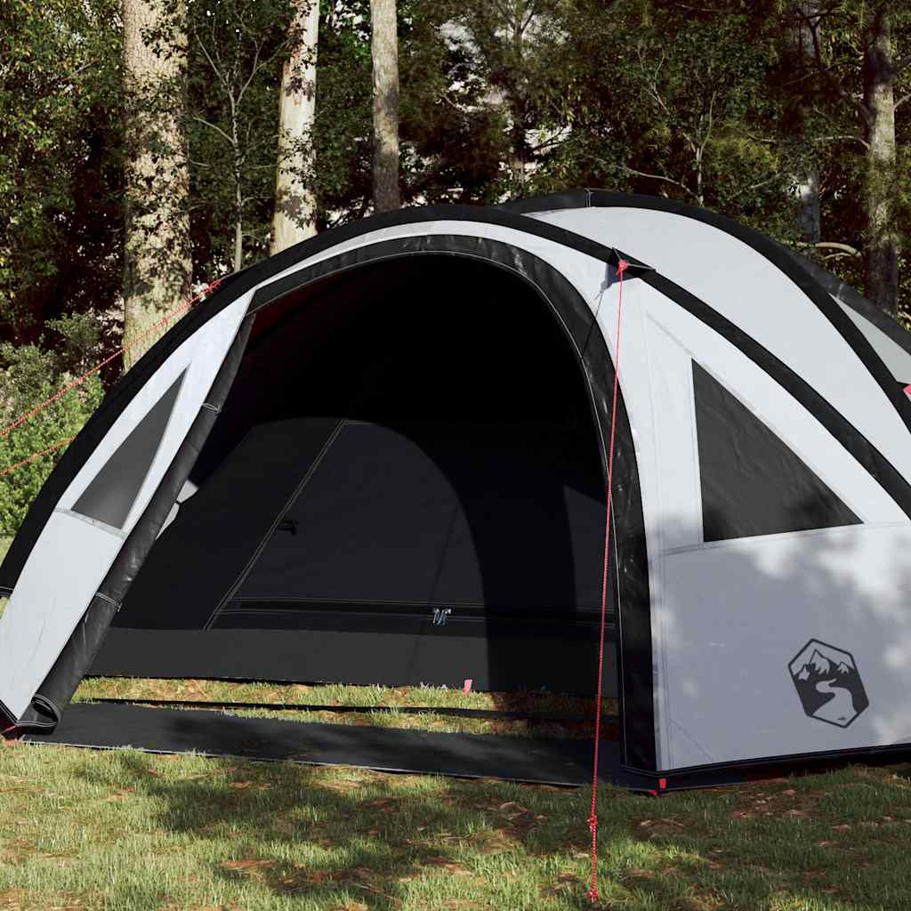 Tente dôme Vidaxl 4 personnes tissu occultant imperméable blanc