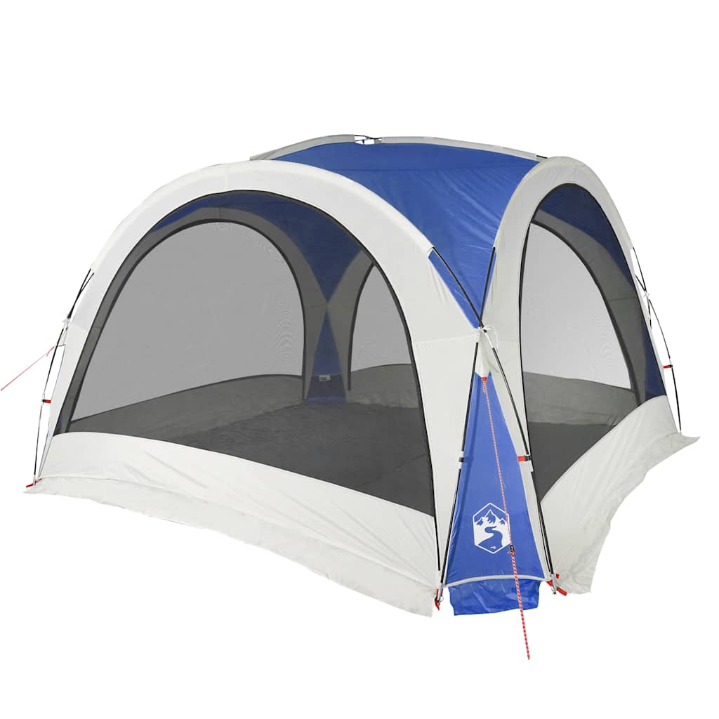 Tente de fête VidaXL imperméable bleue