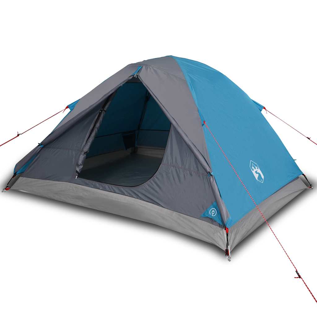 VidaXL tente dôme 3 personnes imperméable bleu