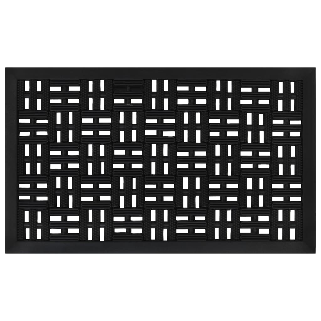 Vidaxx paillasson rectangulaire 45x75 cm caoutchouc