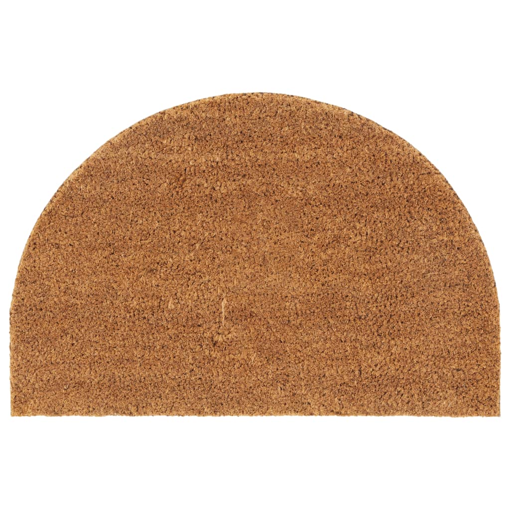 Vidaxx paillasson semi-circulaire 40x60 cm tufté fibre de coco naturel