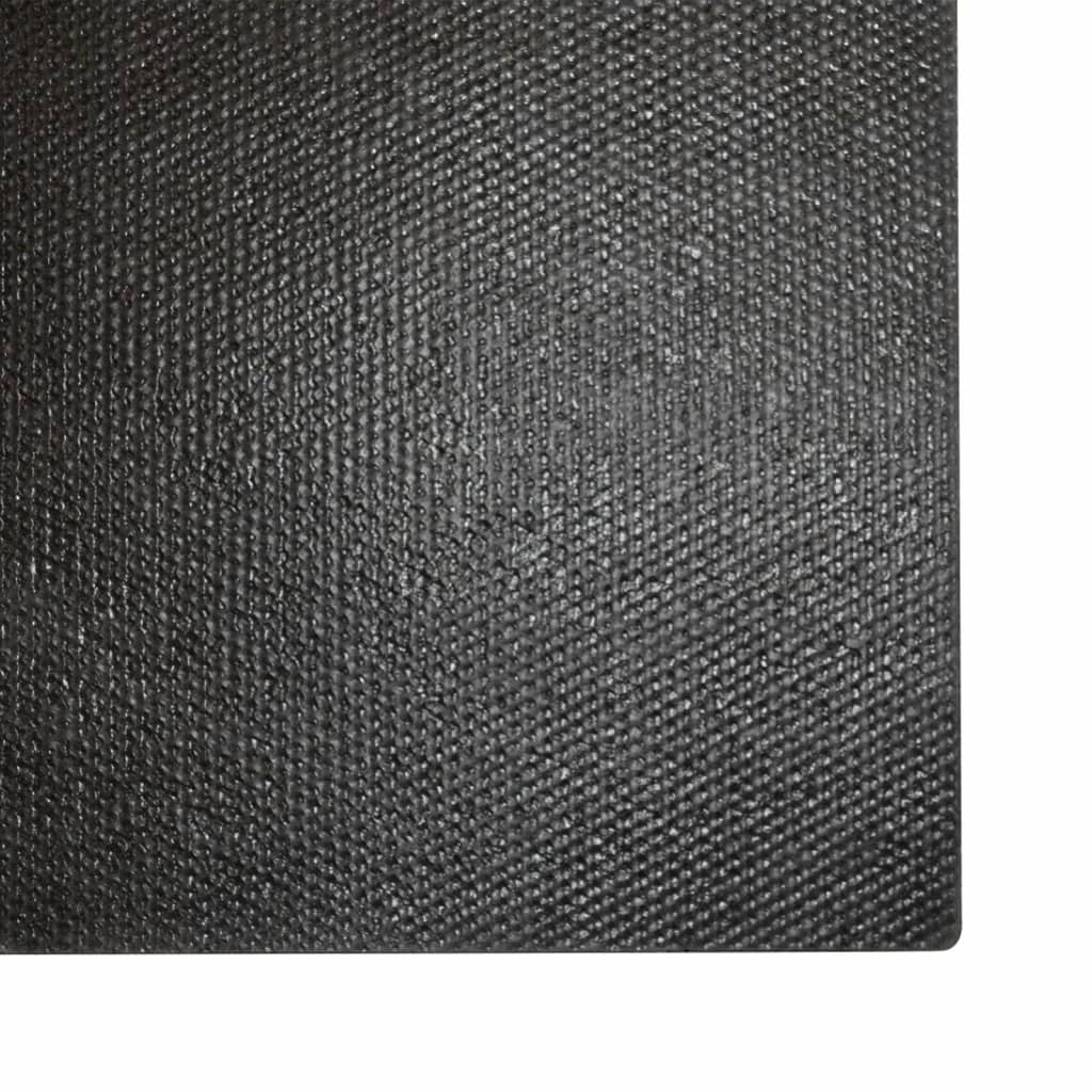 VidaXL Paillasson 50x80 cm fibre de coco touffetée naturelle
