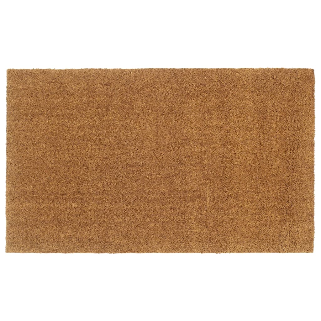 VidaXL Paillasson 90x150 cm fibre de coco touffetée naturelle