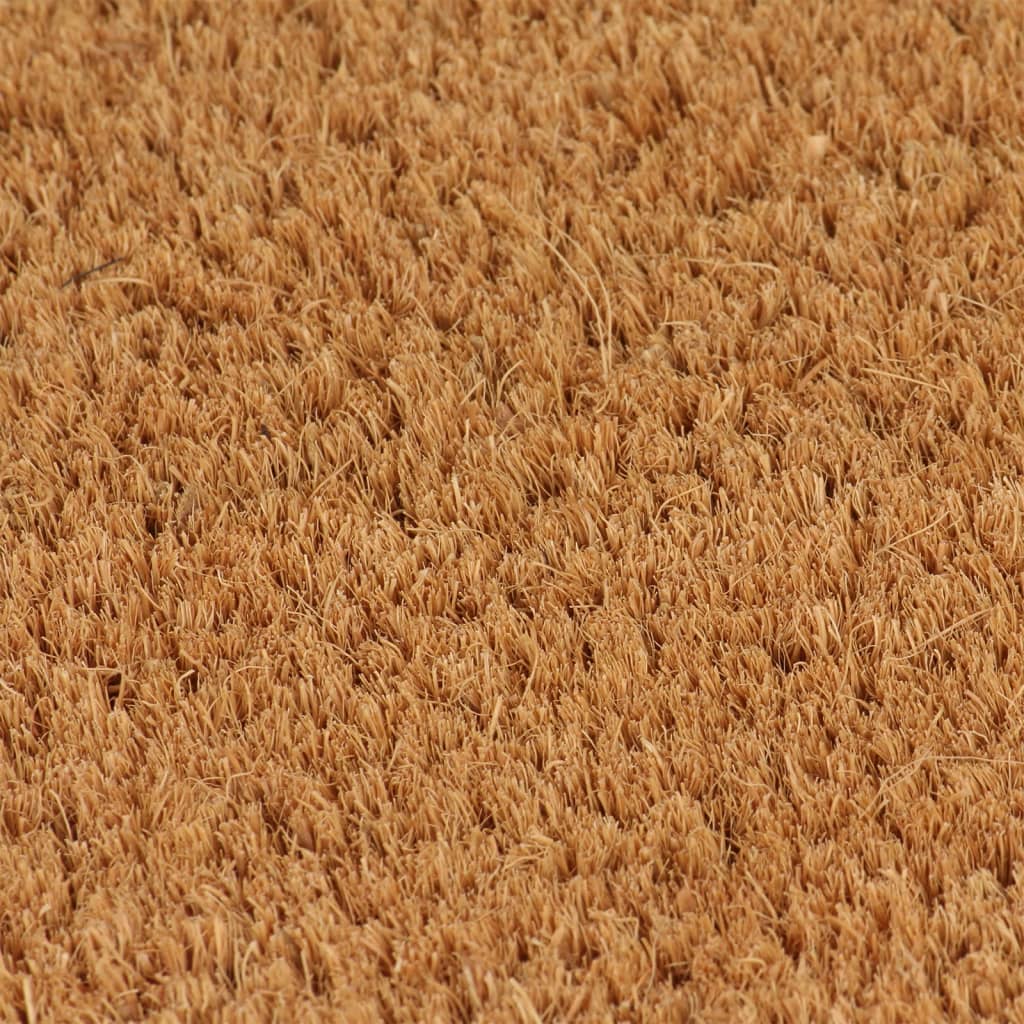 VidaXL Paillasson 100x200 cm fibre de coco touffetée naturelle