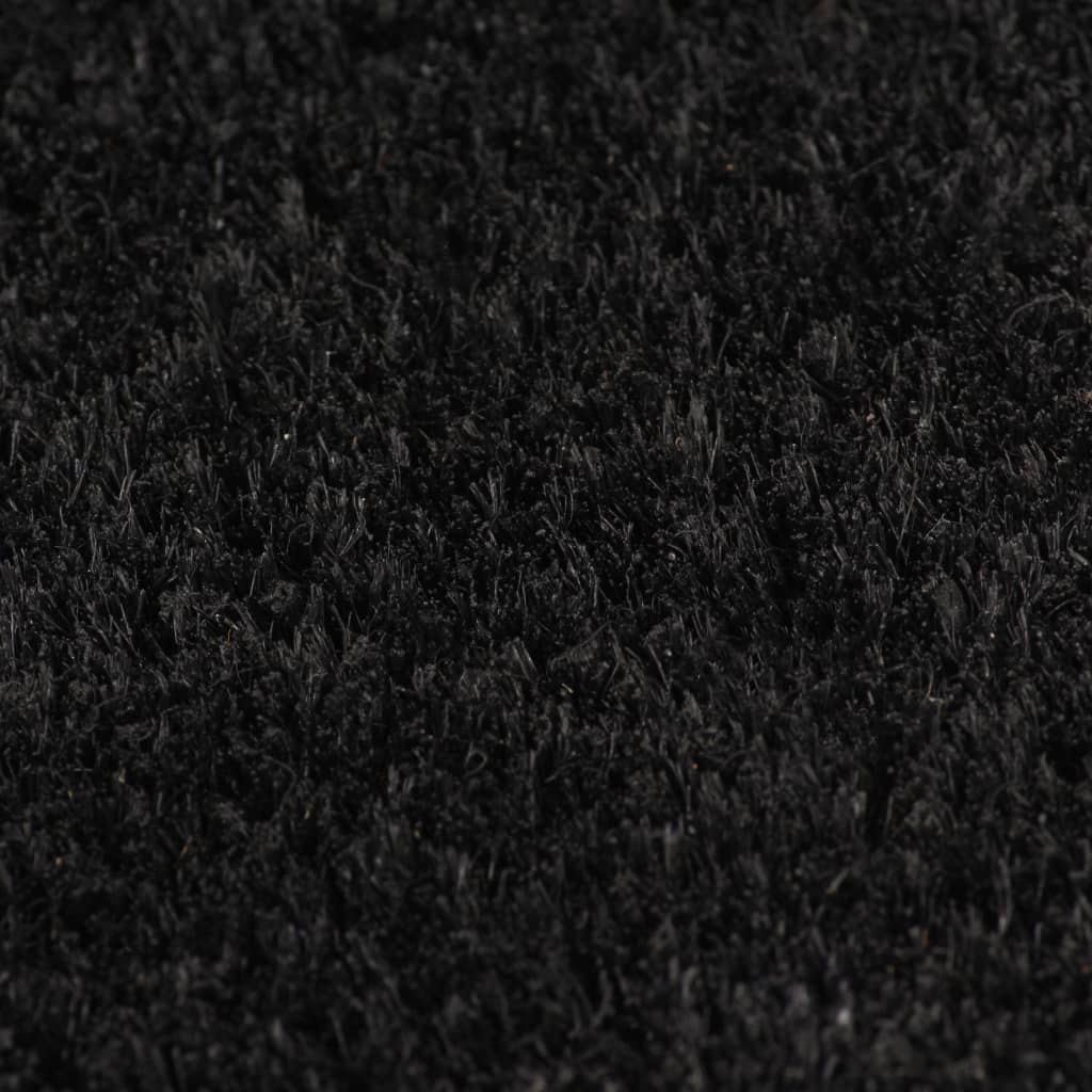 Vidaxx paillasson 80x100 cm tufté fibre de coco noir