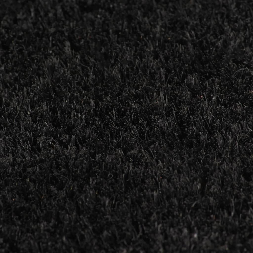 VidaXL Paillasson 100x200 cm fibre de coco tuftée noir