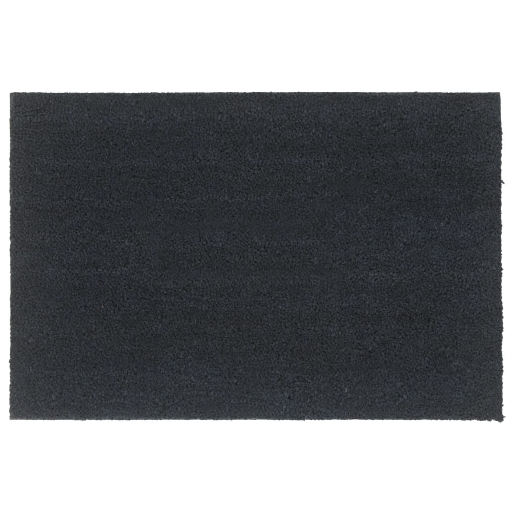Vidaxx paillasson 60x90 cm tufté fibre de coco gris foncé