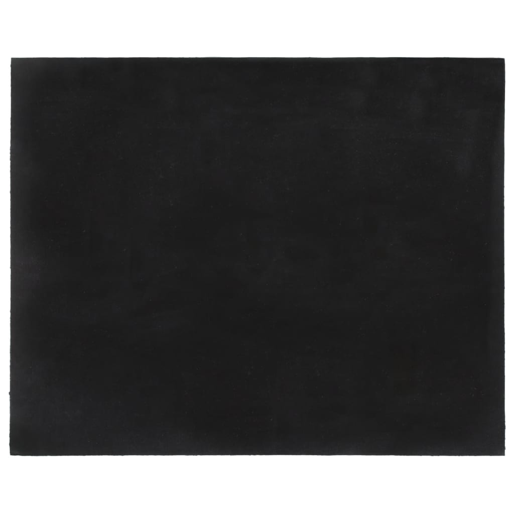 VidaXL Paillasson 80x100 cm fibre de coco touffetée gris foncé