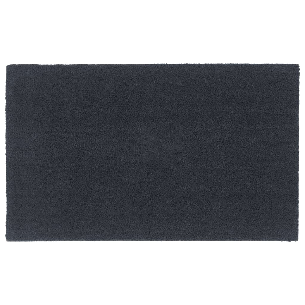 Vidaxx paillasson 90x150 cm tufté fibre de coco gris foncé