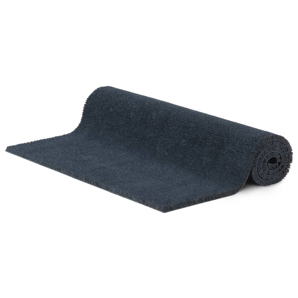 Vidaxx paillasson 90x150 cm tufté fibre de coco gris foncé