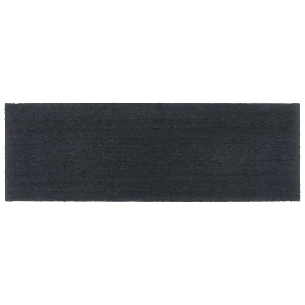 Vidaxx paillasson 100x300 cm tufté fibre de coco gris foncé