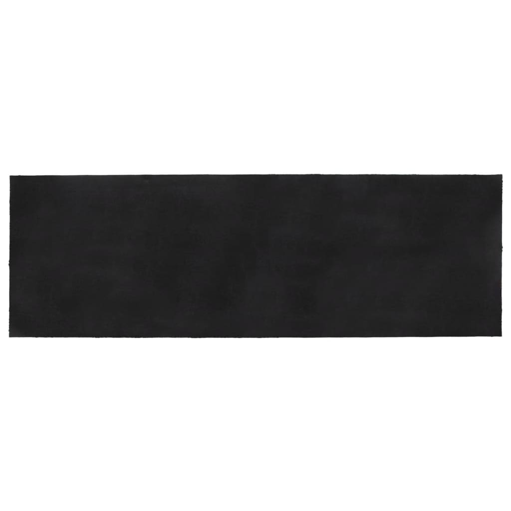 Vidaxx paillasson 100x300 cm tufté fibre de coco gris foncé
