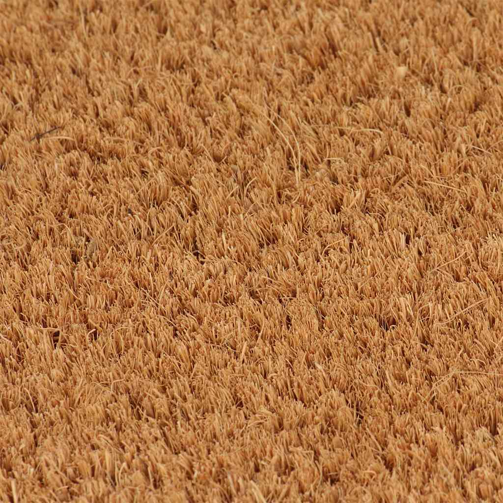 VidaXL Paillasson 100x200 cm fibre de coco touffetée naturelle