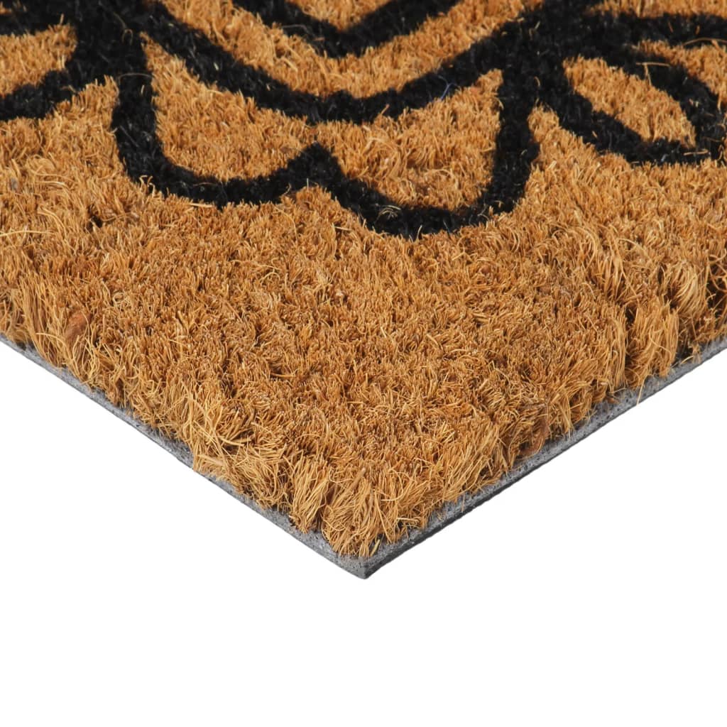 Vidaxx paillasson 45x75 cm tufté fibre de coco naturel