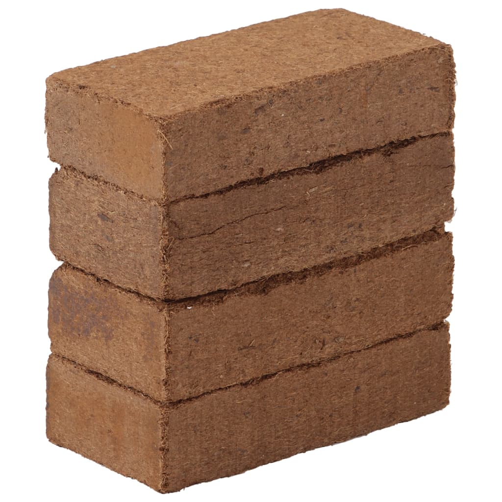 Blocs de fibres de coco VidaXL 12 pcs 650 g chacun 7,8 kg au total