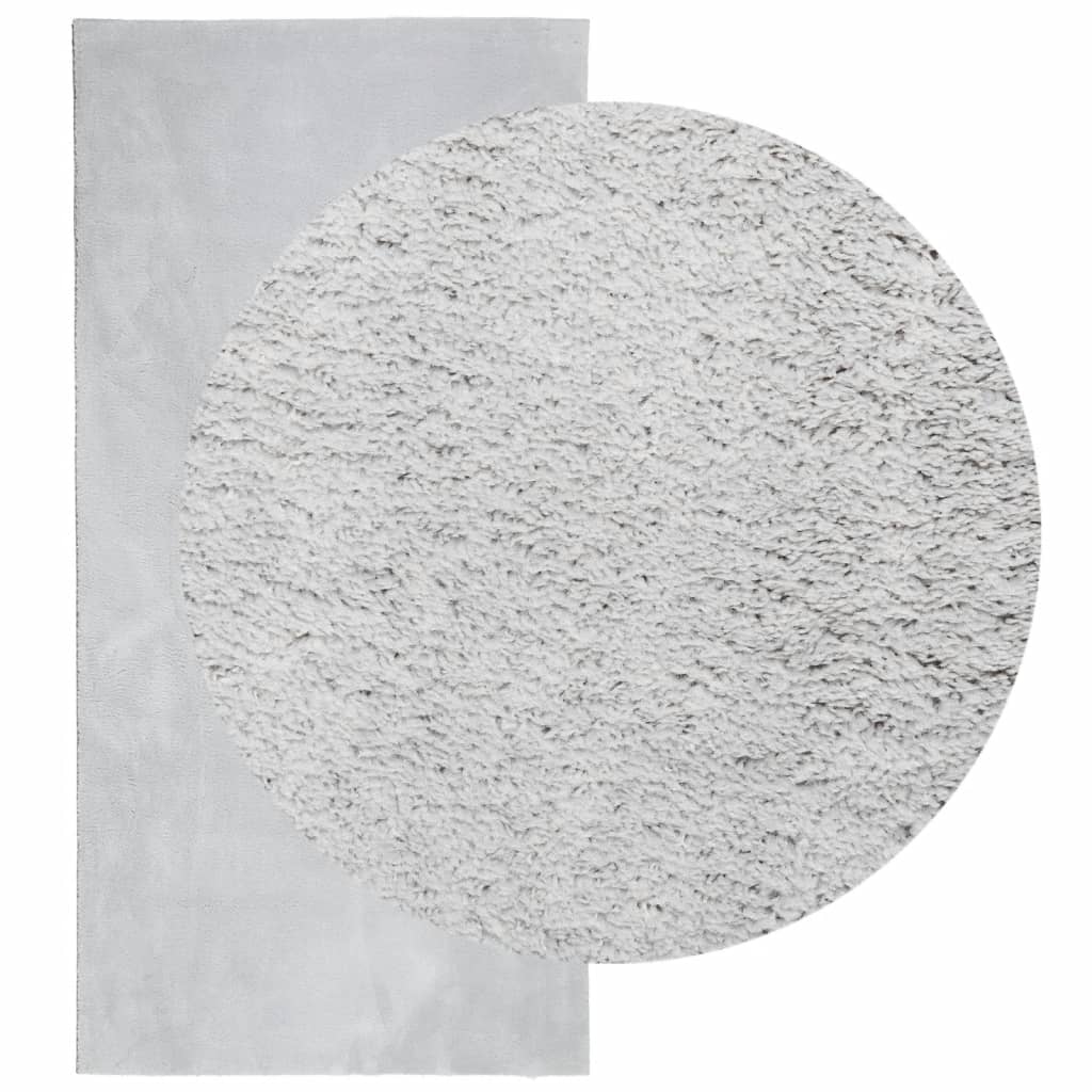 Vidaxx tapis huarte poils courts doux lavable 100x200 cm gris