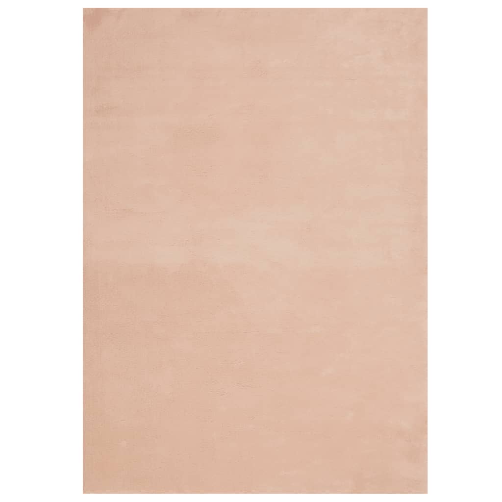VidaXL tapis huarte poils courts doux lavable 200x280 cm rose