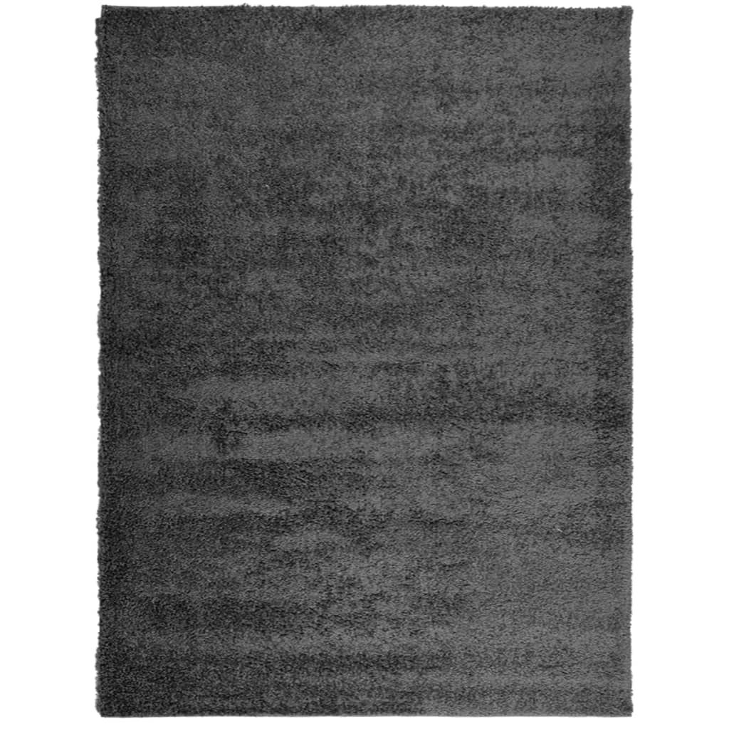 VidaXL Tapis PAMPLONA shaggy poils longs 300x400 cm anthracite