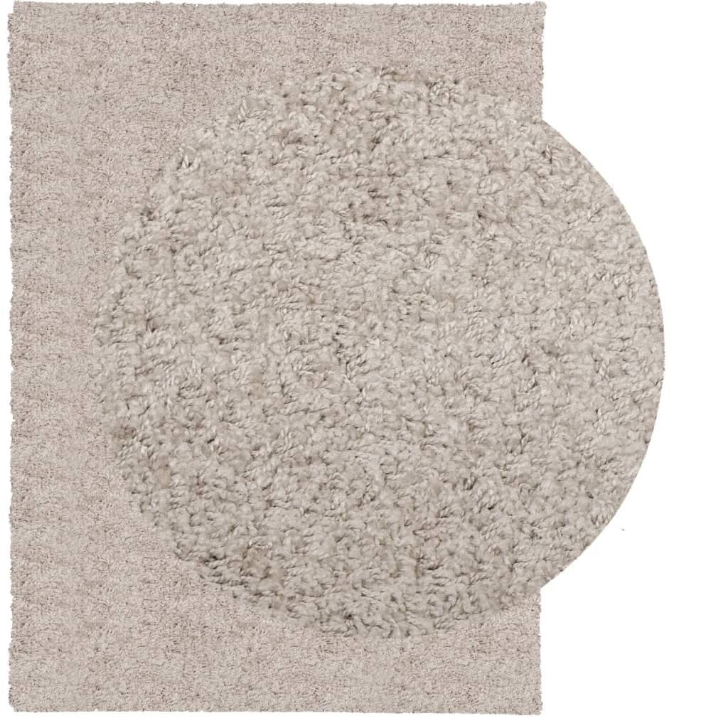VidaXL Tapis PAMPLONA shaggy poils longs moderne 300x400 cm beige