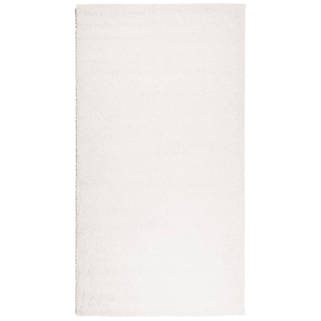 VidaXL tapis pamplona shaggy poils longs moderne 60x110 cm crème