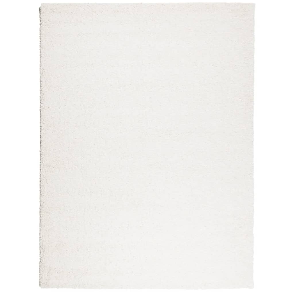 VidaXL Tapis PAMPLONA shaggy poils longs moderne 300x400 cm crème