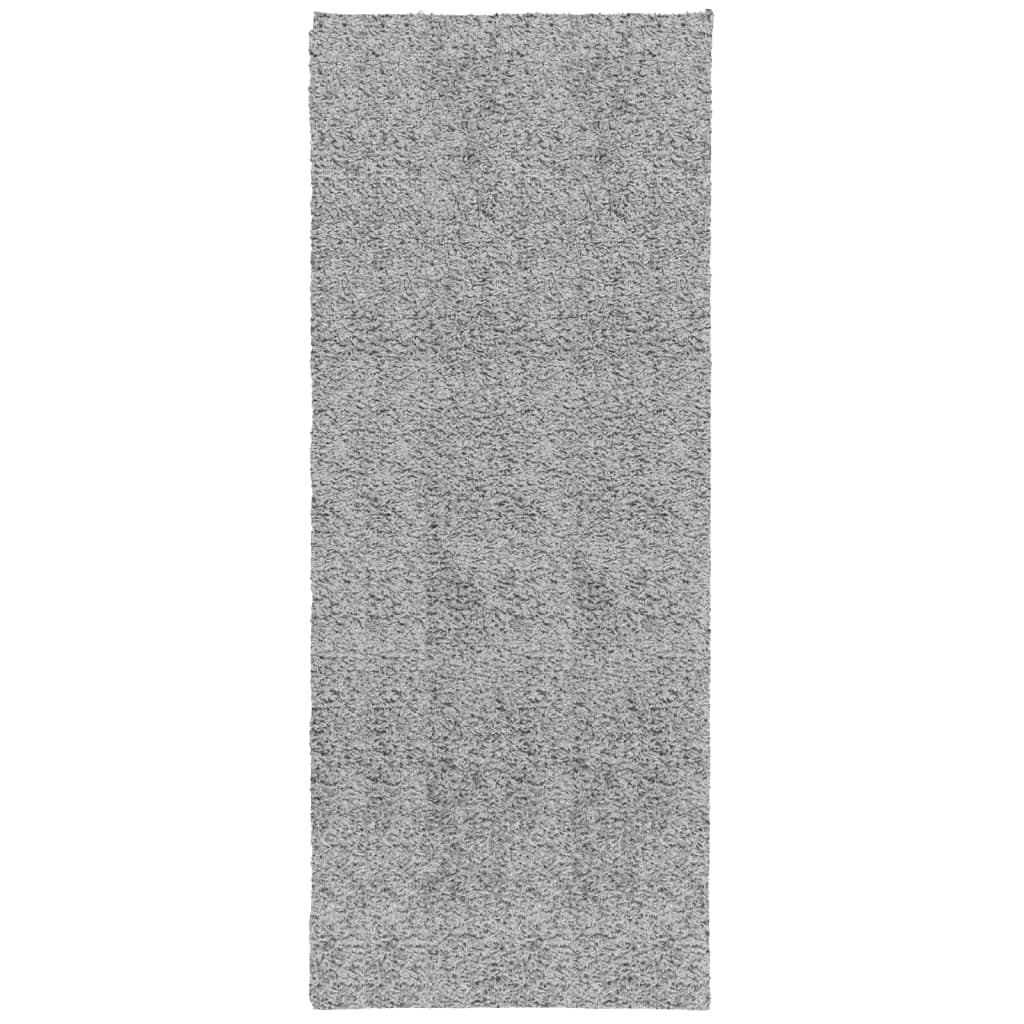 VidaXL tapis pamplona shaggy poils longs moderne 80x200 cm gris