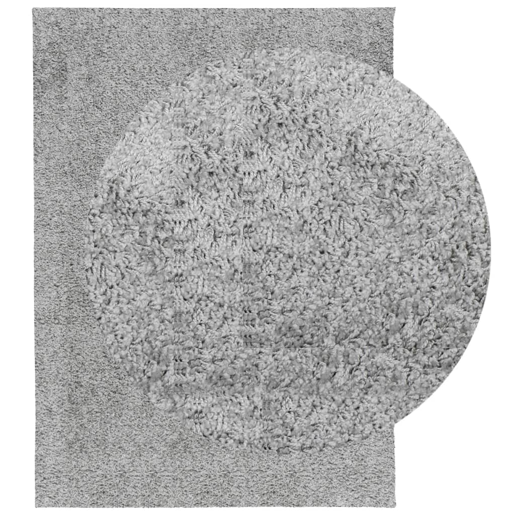 VidaXL tapis pamplona shaggy poils longs moderne 140x200 cm gris