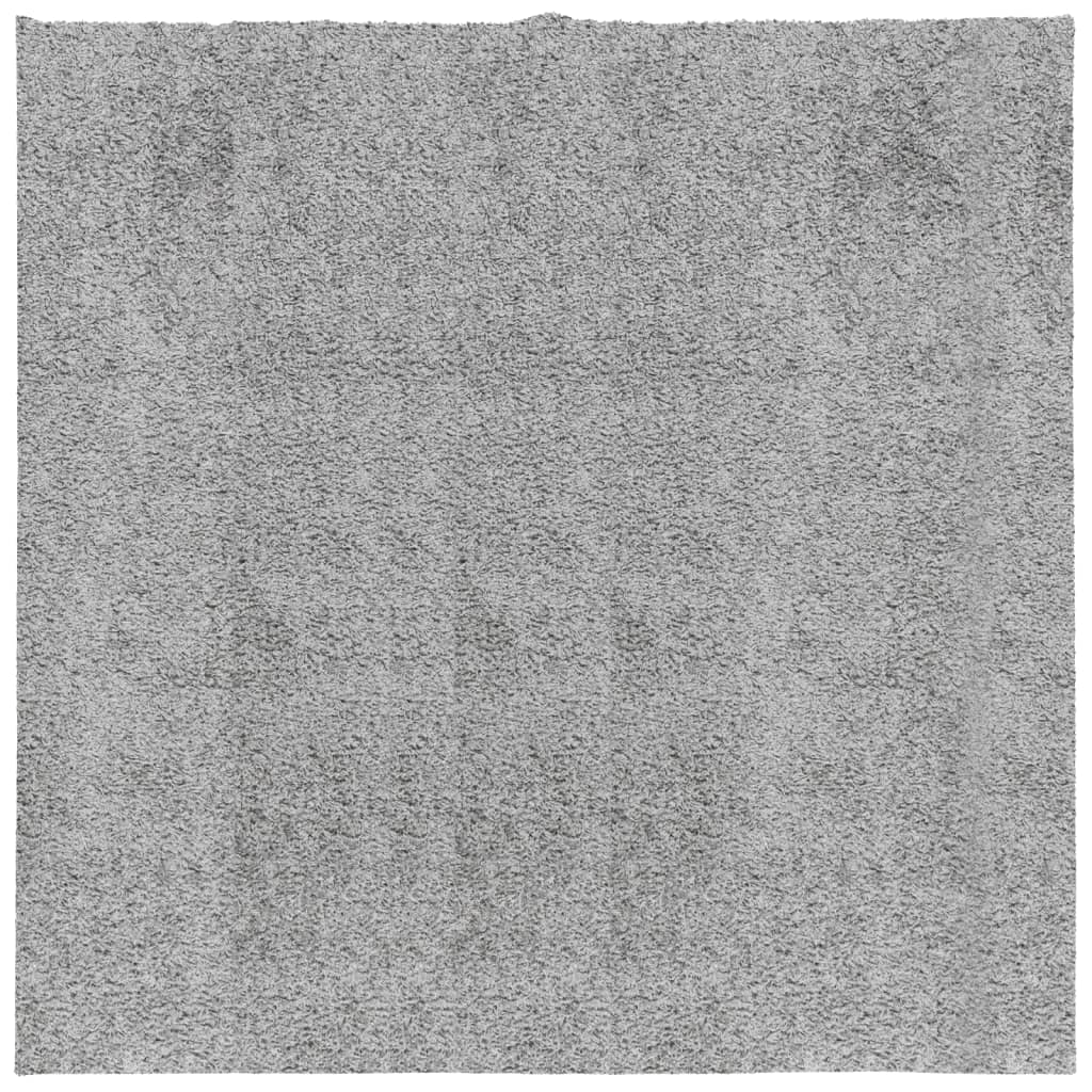 VidaXL tapis pamplona shaggy poils longs moderne 160x160 cm gris
