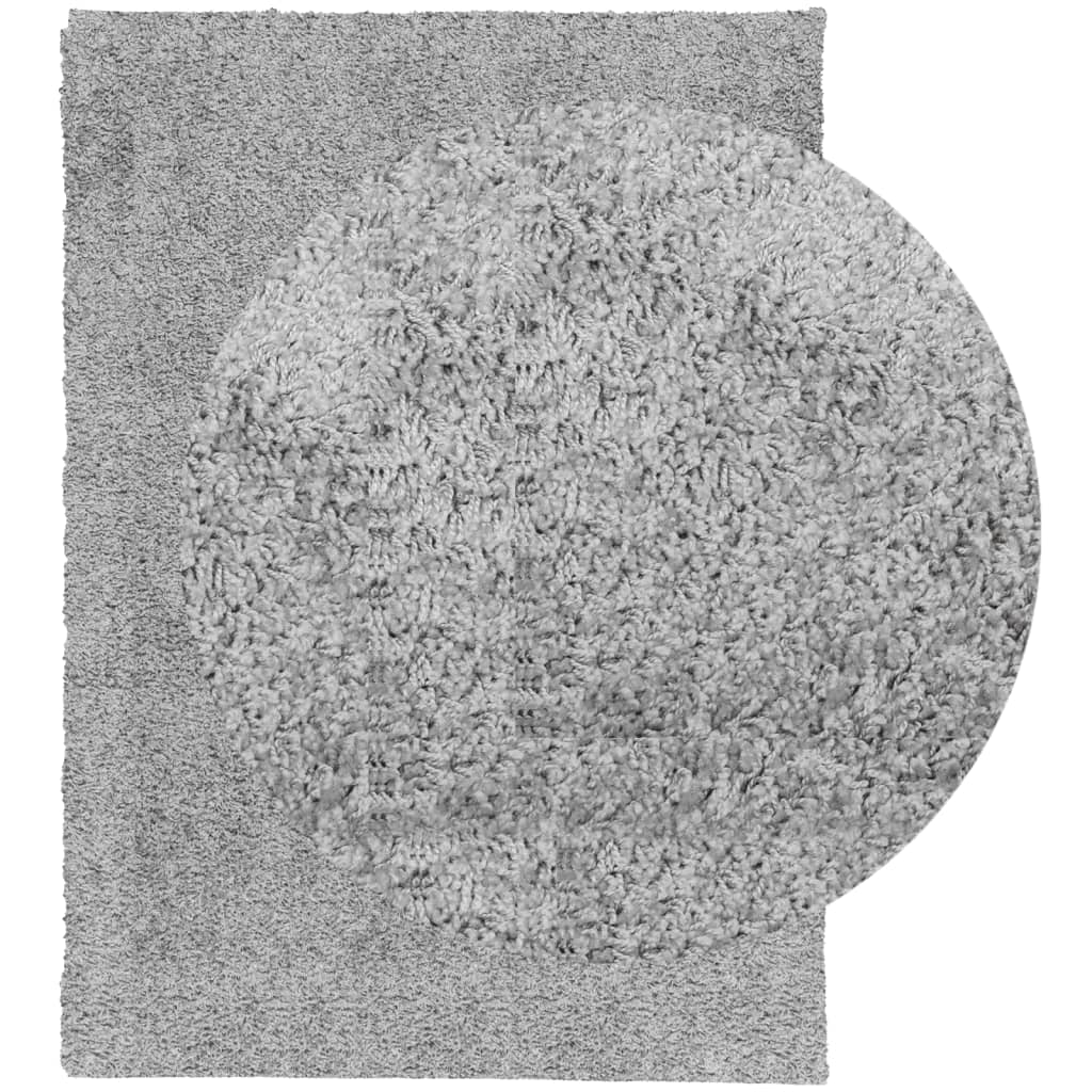 VidaXL tapis pamplona shaggy poils longs moderne 200x280 cm gris