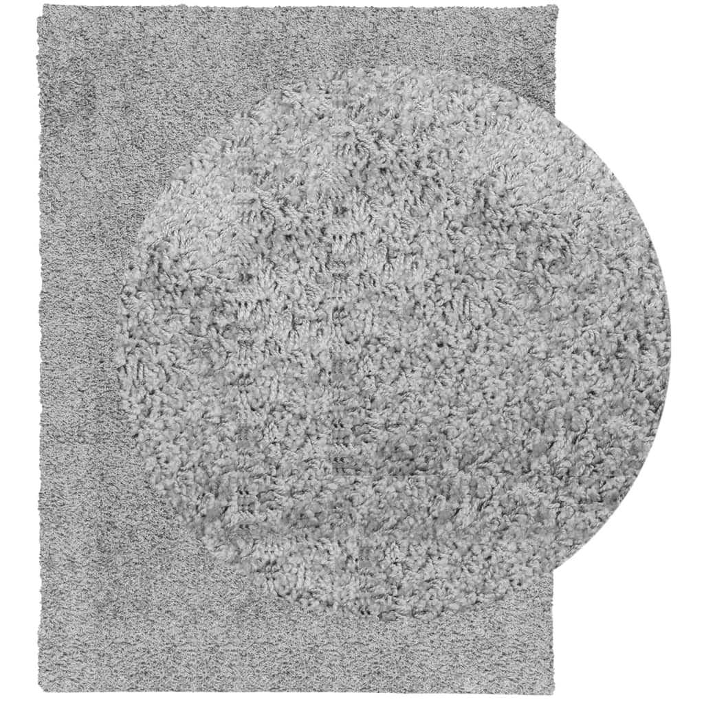 Vidaxx tapis pamplona shaggy poils longs moderne 300x400 cm gris