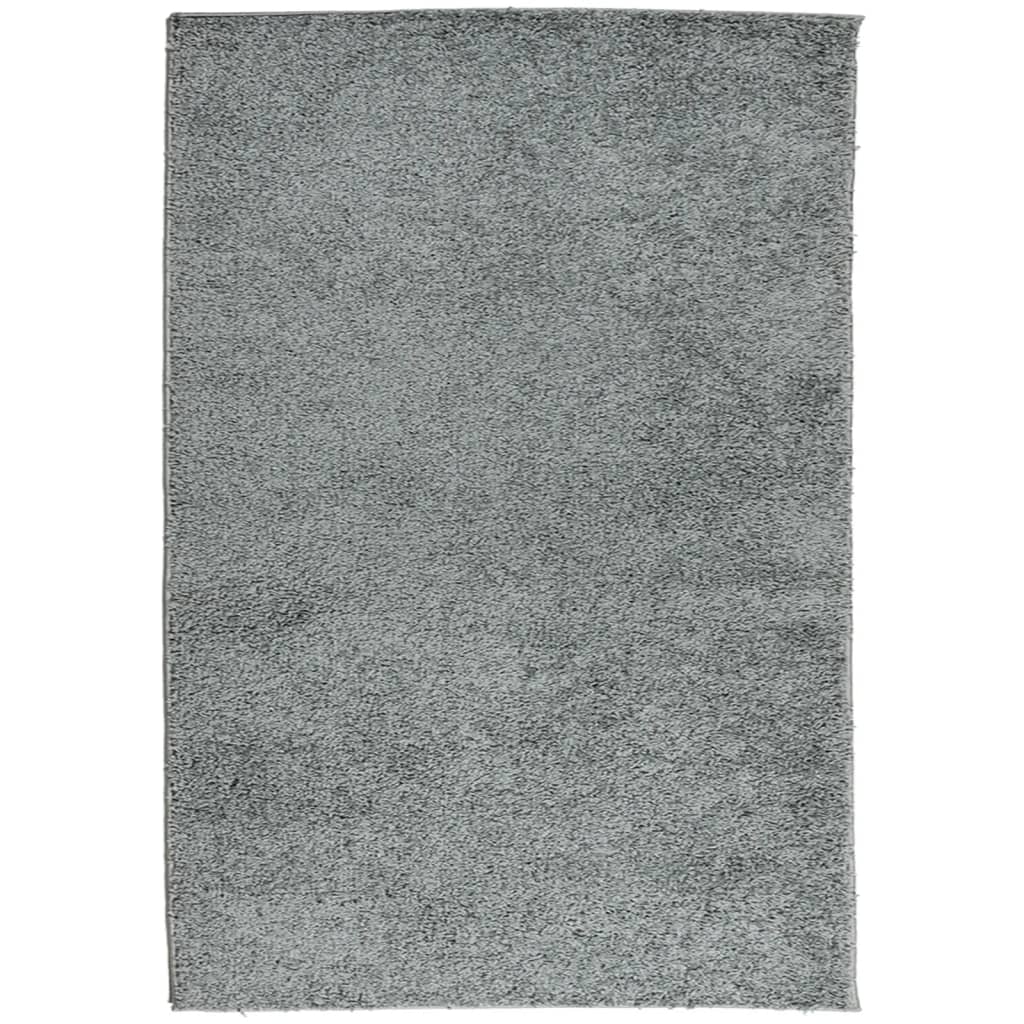 VidaXL tapis pamplona shaggy poils longs moderne 120x170 cm vert