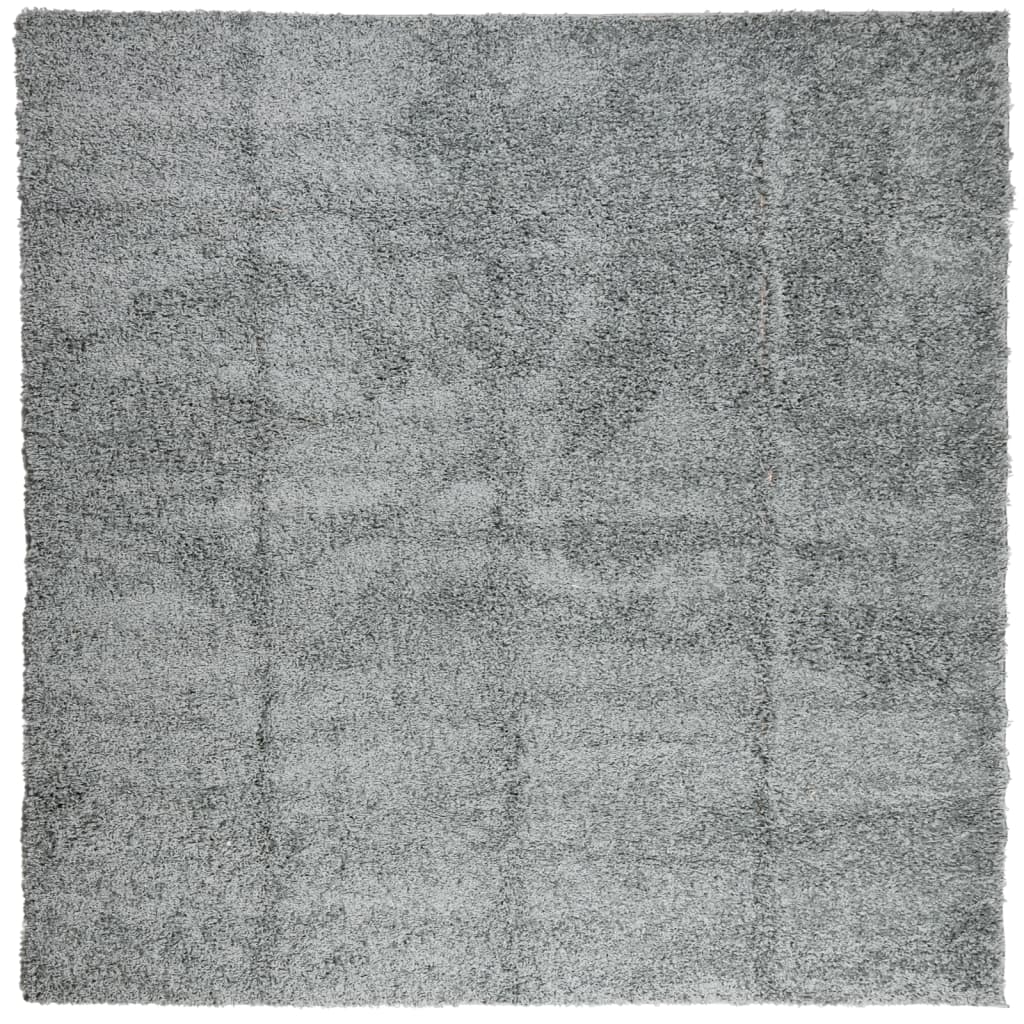 VidaXL tapis pamplona shaggy poils longs moderne 200x200 cm vert