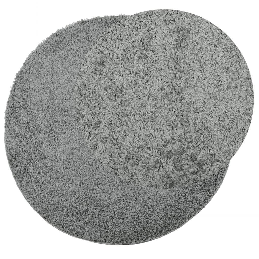 VidaXL tapis pamplona shaggy poils longs moderne ø 80 cm vert
