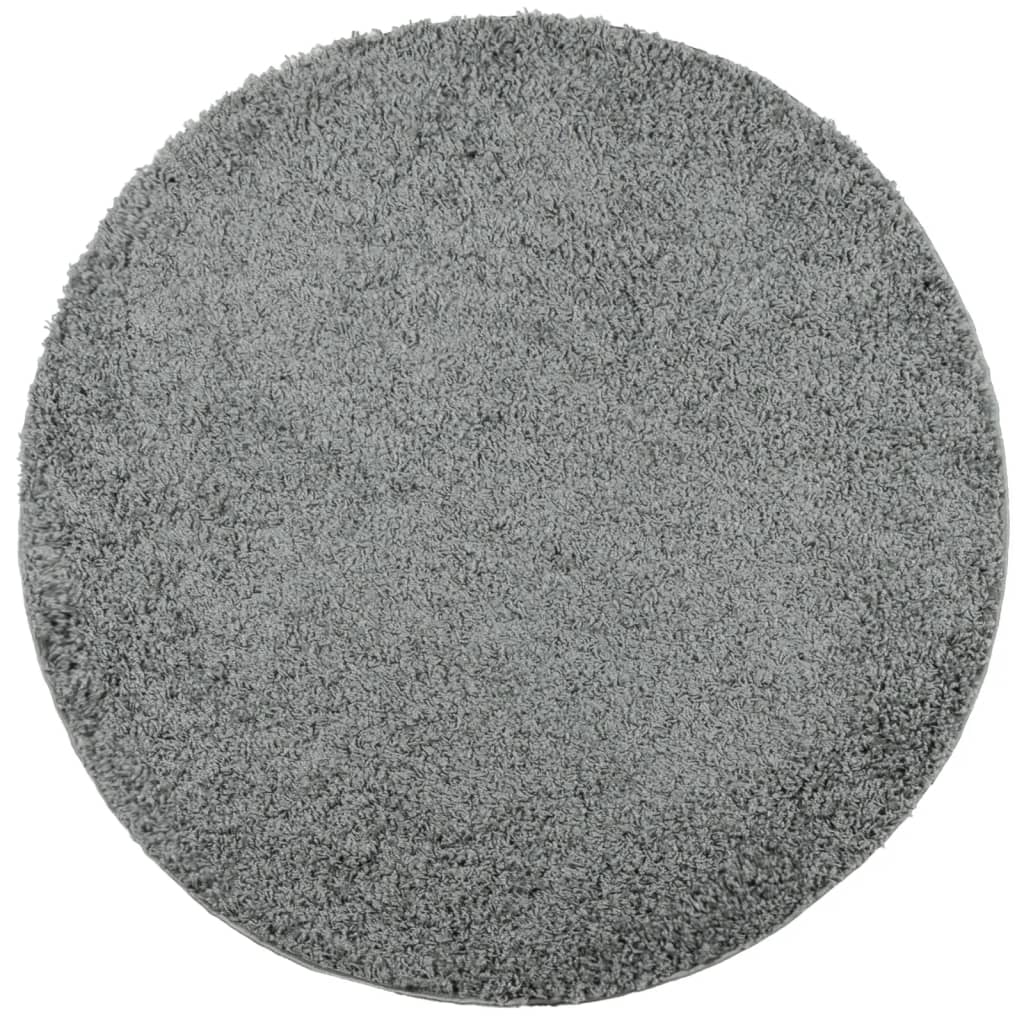 VidaXL tapis pamplona shaggy poils longs moderne ø 120 cm vert