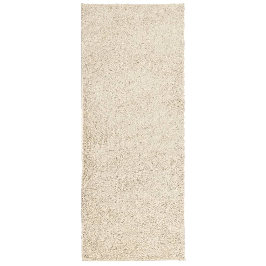 Vidaxx tapis pamplona shaggy poils longs moderne 80x200 cm couleur or