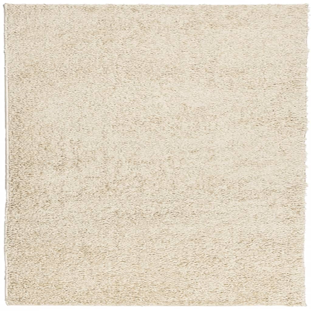 VidaXL tapis pamplona shaggy poils longs moderne 200x200 cm or