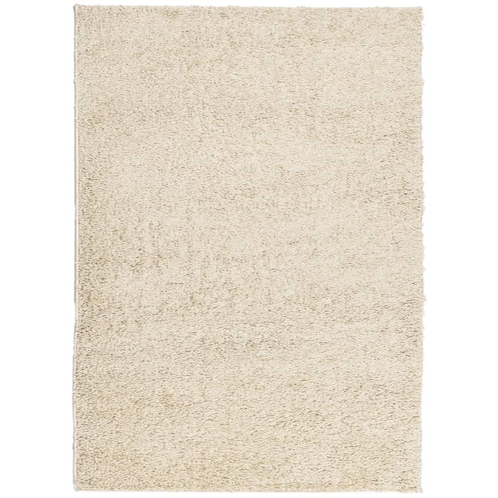 VidaXL tapis pamplona shaggy poils longs moderne 200x280 cm or
